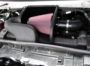 Ford E350 Econoline Performance Air Intake - K&N Engineering - High Flow - Black - `97-`08